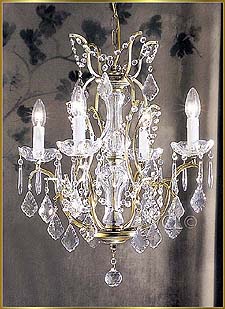 Wrought-Iron-Chandelier Model: BB 3285-4