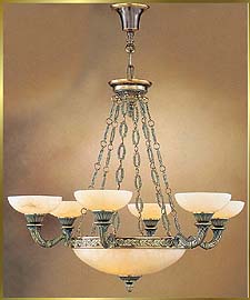 Alabaster-Chandelier Model: MN 18079