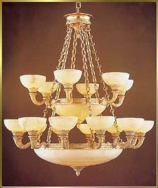 Alabaster-Chandelier Model: MN 18728