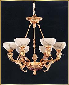 Alabaster-Chandelier Model: MU 2500