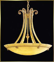 Alabaster-Chandelier Model: POS 2480 FG