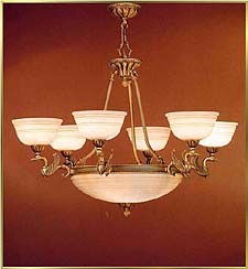 Alabaster-Chandelier Model: ALJ 8892