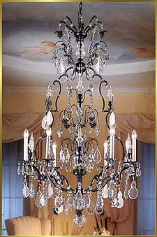 Wrought-Iron-Chandelier Model: BB 3327-8