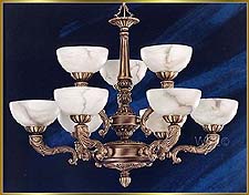 Alabaster-Chandelier Model: MU 4300A